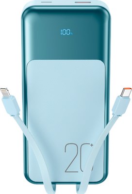 Портативное зарядное устройство XO PR249 20000mAh (синий) - 