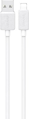 Кабель Usams KY Series US-SJ689 Lightning (1м, белый) - 