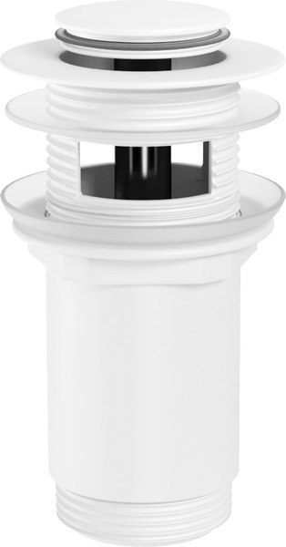 Умывальник Lauter 21842 + клапан 21190W + сифон 21635W (белый матовый)