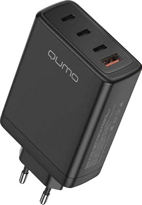 Адаптер питания сетевой Qumo Energy Charger GaN / Q49543 (черный) - 