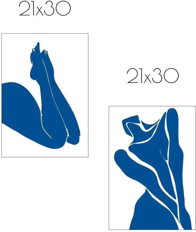 Постеры Citydecor Body 2 (2шт, 21x30) — фото 3
