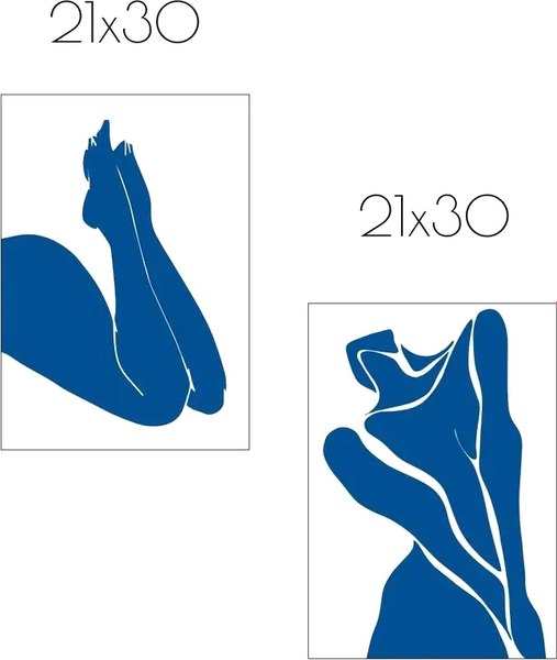 Постеры Citydecor Body 2 (2шт, 21x30)