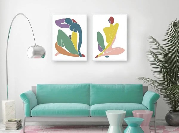 Постеры Citydecor Body 3 (2шт, 30x40)