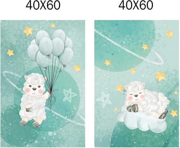 Постеры Citydecor Овечки 27 (2шт, 40x60)