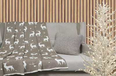 

Плед, Cheerful Reindeers 127x152