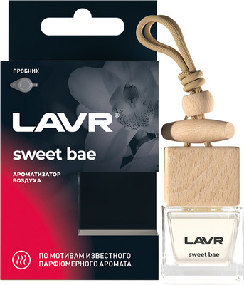 

Ароматизатор автомобильный, Sweet Bae с ароматом жасмина, бергамота, сандала / LN1781