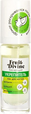 Лак для укрепления ногтей Fruit Divine с кальцием и витаминами A, E (6мл)