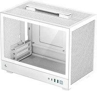 Корпус для компьютера Deepcool CH160 WH / R-CH160-WHNGI0-G-1 (без БП, белый) - 