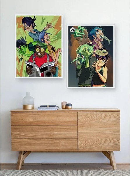 Постеры Citydecor Gorillaz 10 (2шт, 30x40)