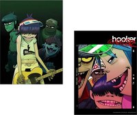 Постеры Citydecor Gorillaz 4 (2шт, 30x40) - 