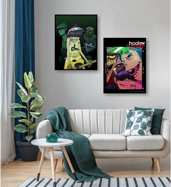 Постеры Citydecor Gorillaz 4 (2шт, 30x40)