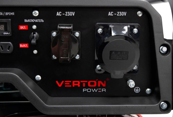 Бензиновый генератор Verton Power GG6500 / 01.15815.15818