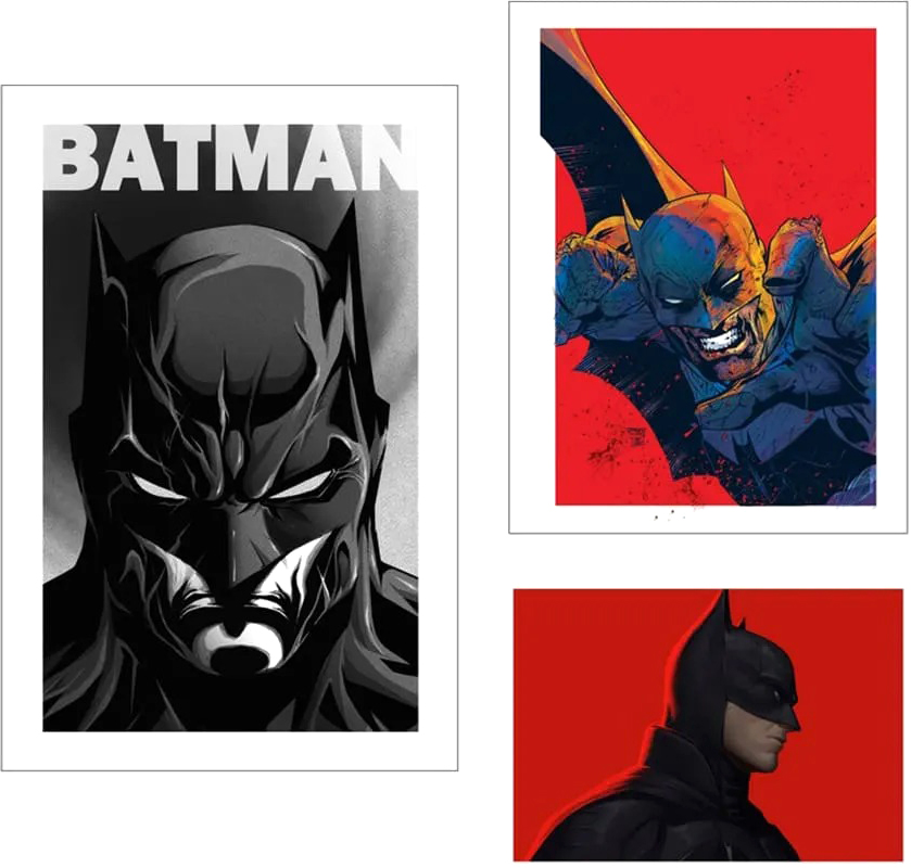 Постеры Citydecor Batman 5 (3шт) — фото 1