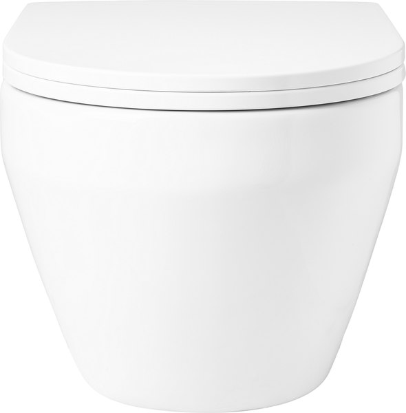 Унитаз подвесной с инсталляцией Saniteco KW-9009W + Marberg 410 SE CR + Marberg 410