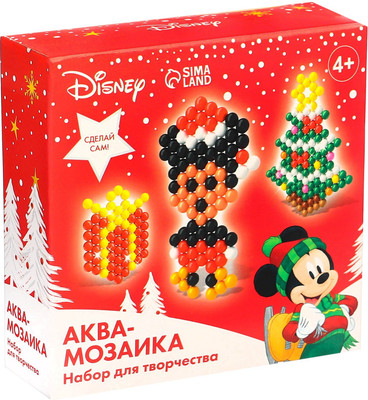 

Развивающая игра, Аквамозаика Новый год Микки Маус / 4275941