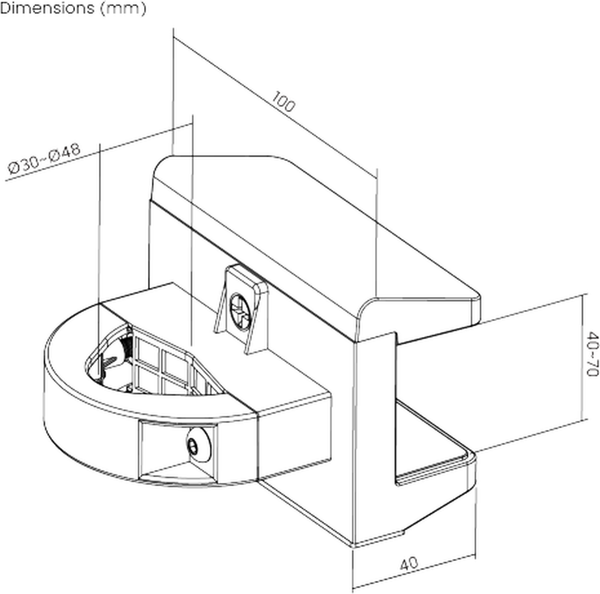 Кронштейн для монитора Ergosmart Twin II Hold