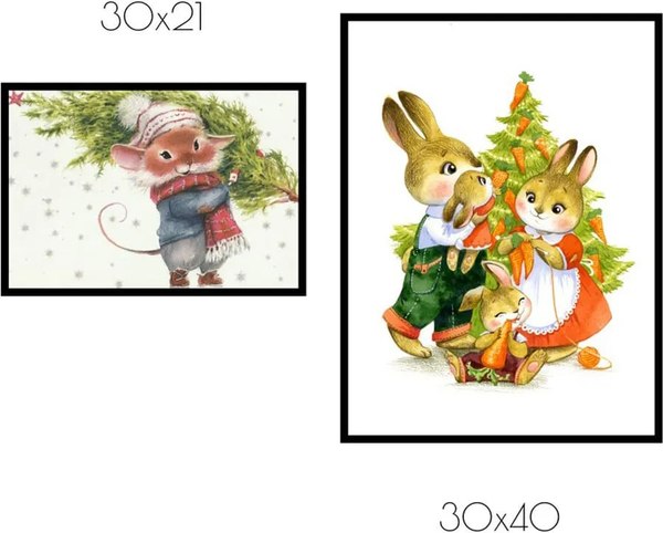 Постеры Citydecor New Year 2 (2шт)
