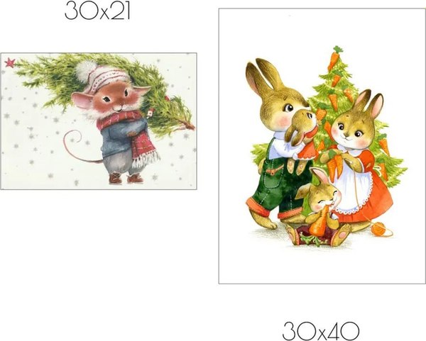 Постеры Citydecor New Year 2 (2шт)