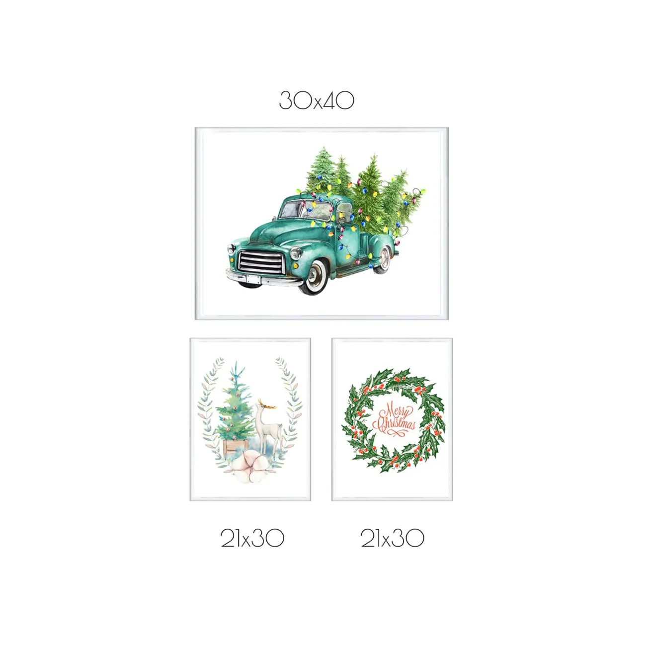 Постеры Citydecor New Year 6 (3шт) — фото 3