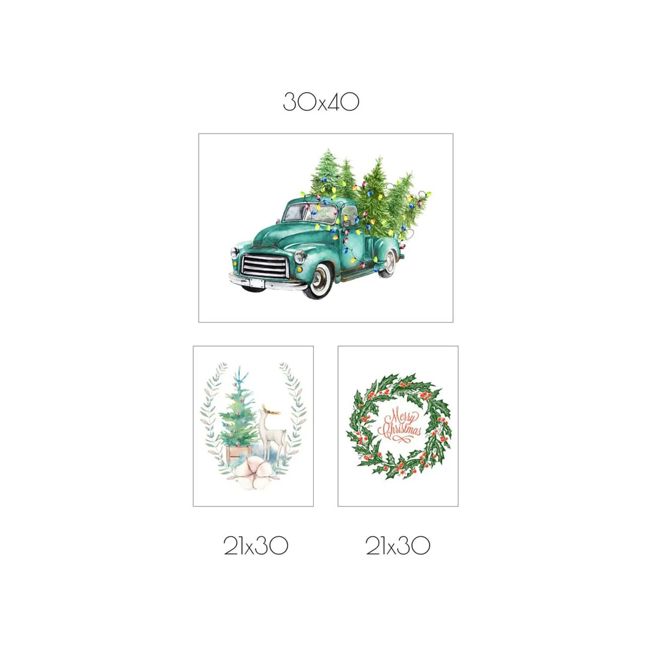 Постеры Citydecor New Year 6 (3шт) — фото 4