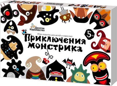 

Настольная игра, Приключения монстрика / 05371