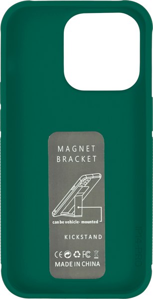 Чехол-накладка Bingo Stand для Apple iPhone 15 Pro Max (темно-зеленый)
