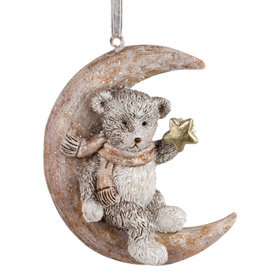 

Елочная игрушка, Decor. Мишка на месяце / 62429