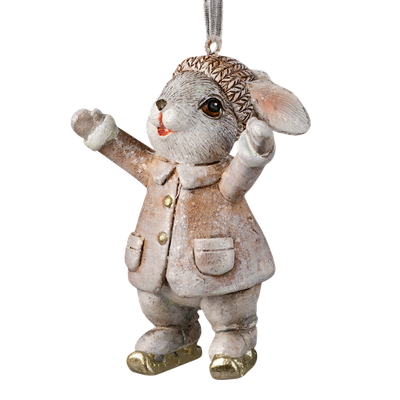 

Елочная игрушка, Decor. Зайчик на лыжах / 62430