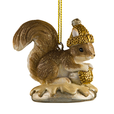 

Елочная игрушка, Decor. Белочка с орешком / 56467