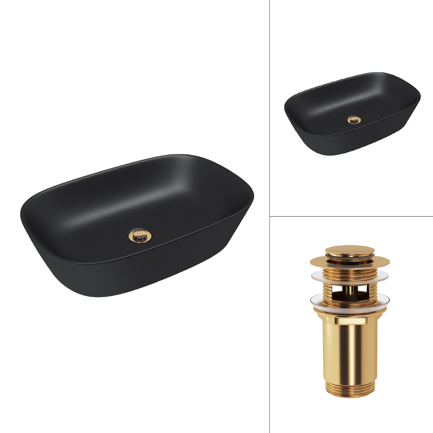 Умывальник Lauter 21393-60-A + клапан 21190G