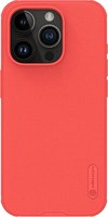 Чехол-накладка Nillkin Super Frosted Shield Pro для Apple iPhone 15 Pro (красный) - 