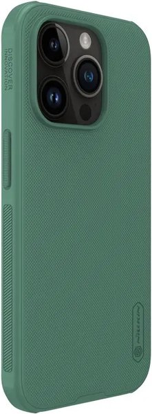 Чехол-накладка Nillkin Super Frosted Shield Pro для Apple iPhone 15 Pro Max (зеленый)