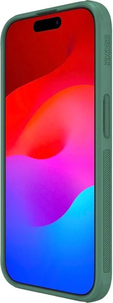 Чехол-накладка Nillkin Super Frosted Shield Pro для Apple iPhone 15 Pro Max (зеленый)
