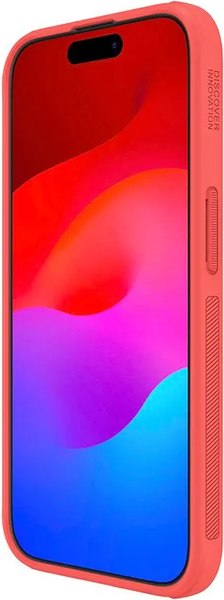 Чехол-накладка Nillkin Super Frosted Shield Pro для Apple iPhone 15 Pro Max (красный)