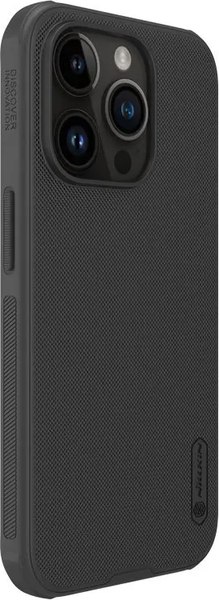 Чехол-накладка Nillkin Super Frosted Shield Pro для Apple iPhone 15 Pro Max (черный)
