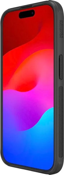Чехол-накладка Nillkin Super Frosted Shield Pro для Apple iPhone 15 Pro Max (черный)
