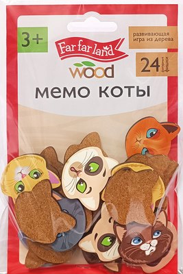 

Развивающая игра, Far far land wood Мемо Коты / 05188