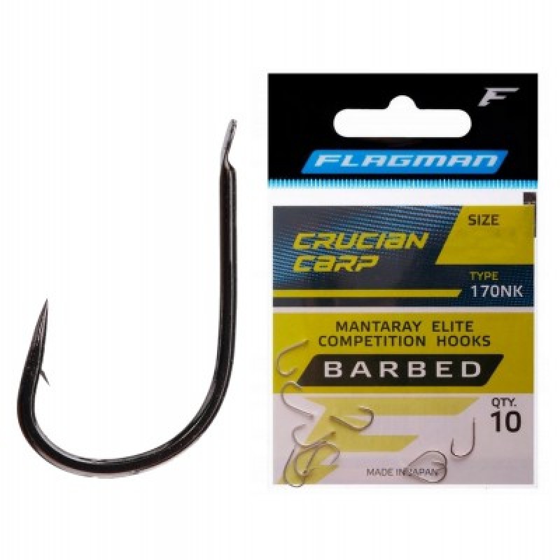 Набор крючков рыболовных Flagman Fishing Crucian Carp №16 / 170NK-16 (10шт) — фото 2