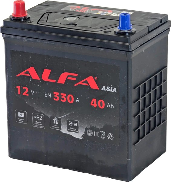 Автомобильный аккумулятор ALFA battery Asia JL 330A
