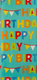 Набор бумаги для оформления подарков Erich Krause Decor. Happy Birthday / 62177 - 