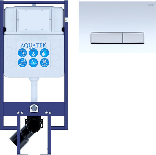 Инсталляция для унитаза Aquatek INS-0000020+KDI-0000030+KKI-0000016