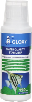 Средство для ухода за водой аквариума Gloxy Кондиционер Water Quality Stabilizer / GL-084131 (150мл) - 