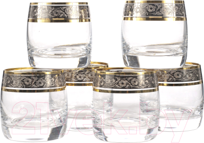 Набор стаканов Bohemia Crystal Ideal 25015/43249/230 (6шт)