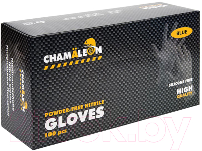 Перчатки одноразовые CHAMALEON Nitrile Gloves M / 48801 (100шт)