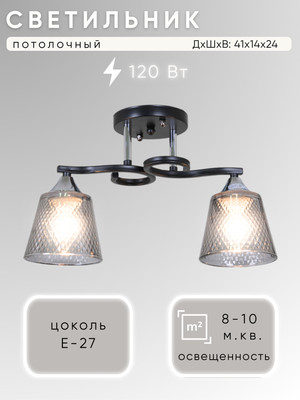 

Потолочный светильник, НПБ 02-2x60-101 / 6089/2
