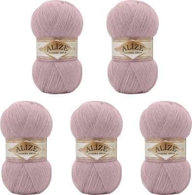 

Набор пряжи для вязания, Angora Gold 20% шерсть, 80% акрил / 528