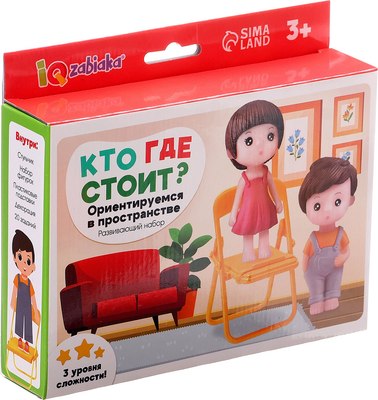 

Развивающий игровой набор, IQ Кто где стоит / 10348998