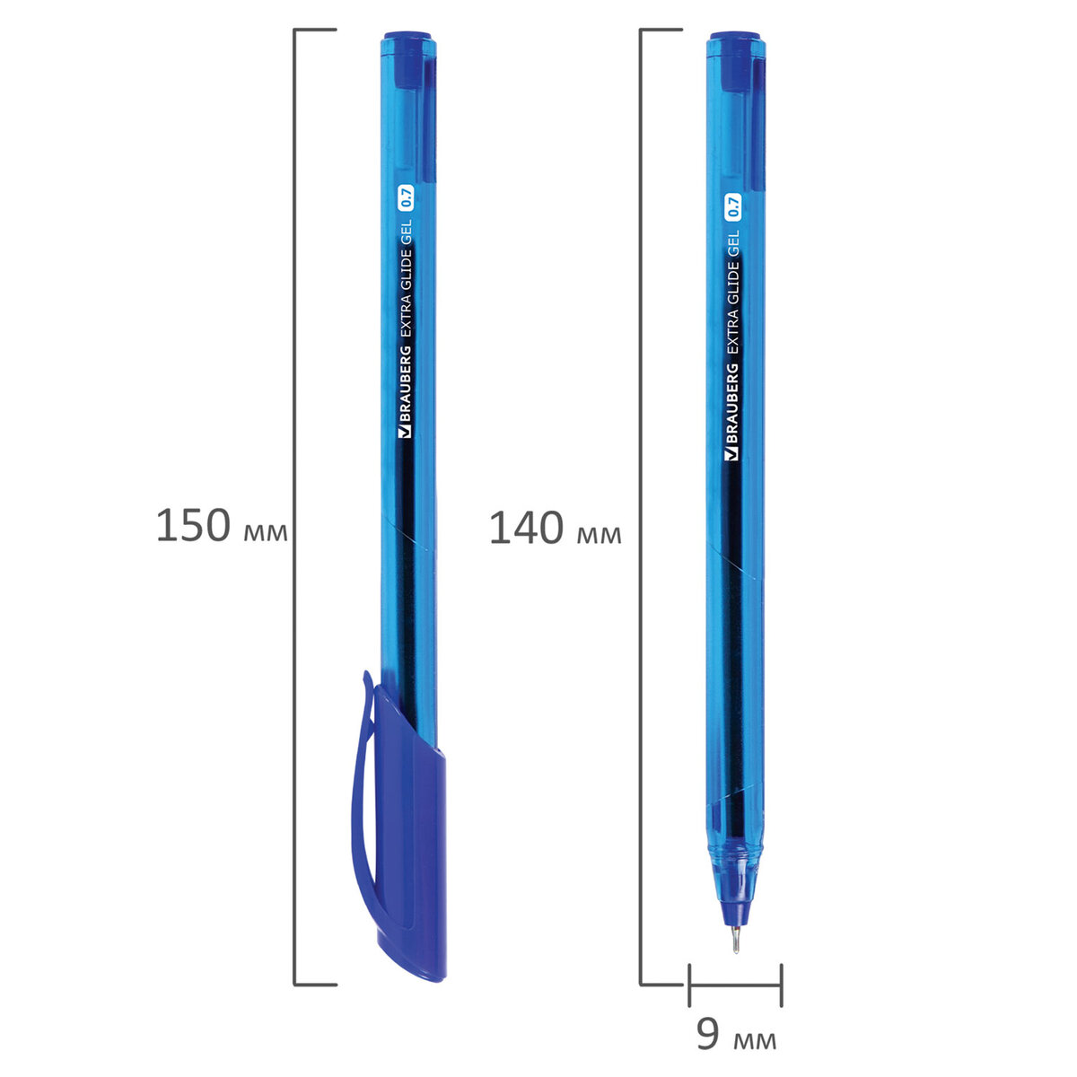 Набор гелевых ручек Brauberg Extra Glide Gel / 144078 (6цв) — фото 6
