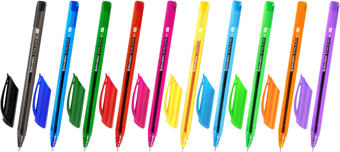 Набор гелевых ручек Brauberg Extra Glide Gel / 144079 (10цв)
