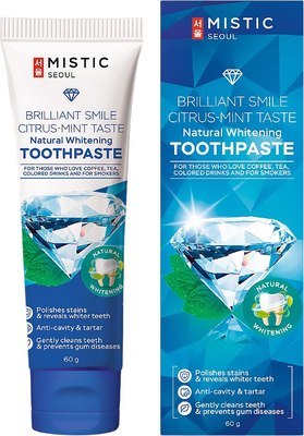 

Зубная паста, Natural Whitening Brilliant Smile Citrus-Mint Taste